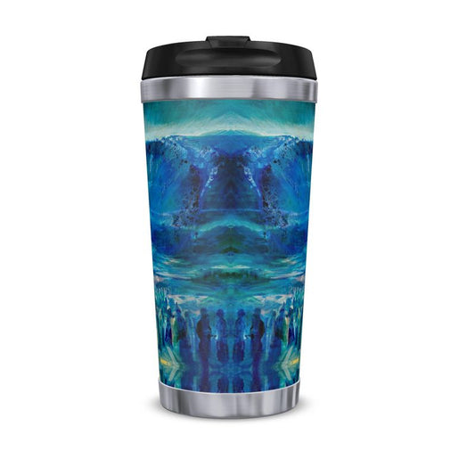 15.2 fl oz Travel Mug | "Crossing the Red Sea" by Yoram Raanan