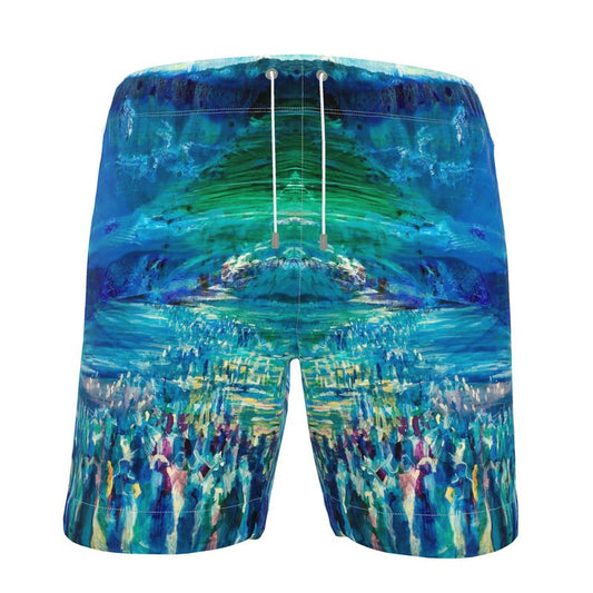 Men's Swim Shorts | "Crossing the Red Sea" by Yoram Raanan