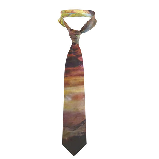 Handmade Silk Tie | "Har Sinai for Now" by Yoram Raanan