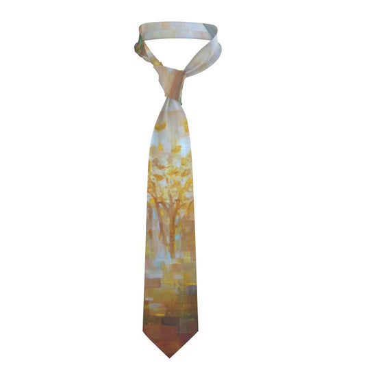 Handmade Silk Tie | "Jerusalem Tree of Life" by Yoram Raanan