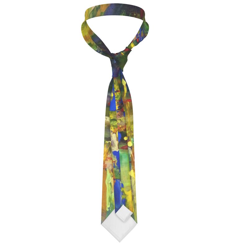 Handmade Silk Tie | "Behar Jubilee" by Yoram Raanan