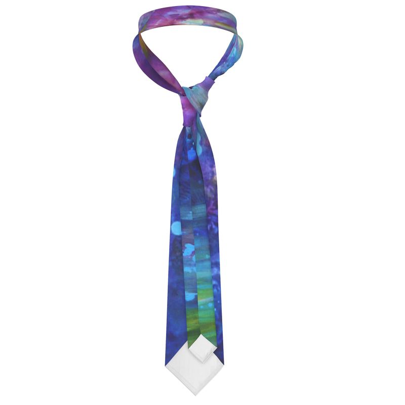 Handmade Silk Tie | "Rainbow Dance" by Yoram Raanan