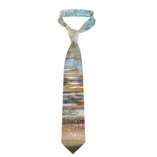 Handmade Silk Tie | "Kotel Quiet Time" by Yoram Raanan