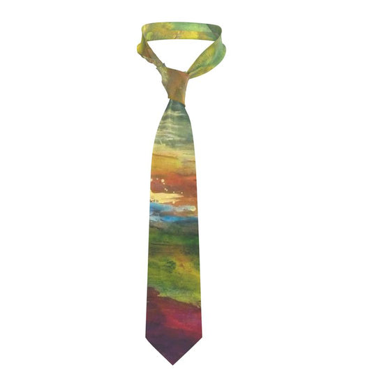 Handmade Silk Tie | "The Dance of Life" by Yoram Raanan