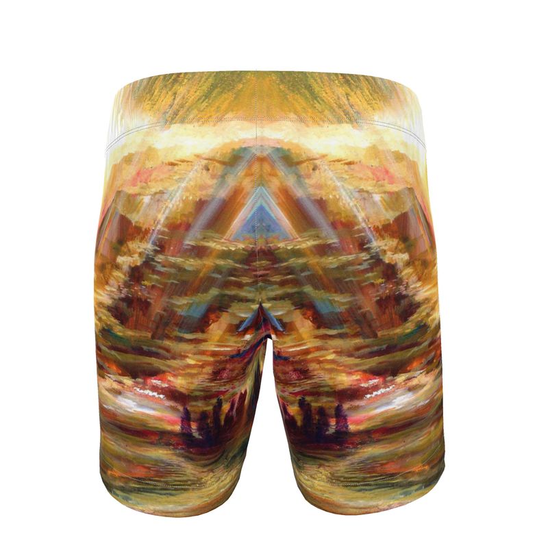 Men's Swim Shorts | "On the Way to Sinai" by Yoram Raanan