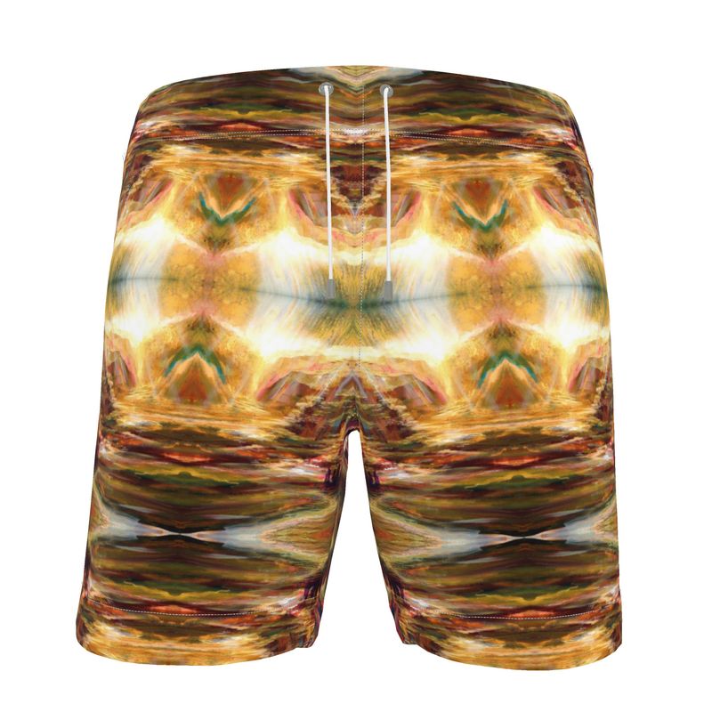 Men's Swim Shorts | "On the Way to Sinai" FRACTAL by Yoram Raanan