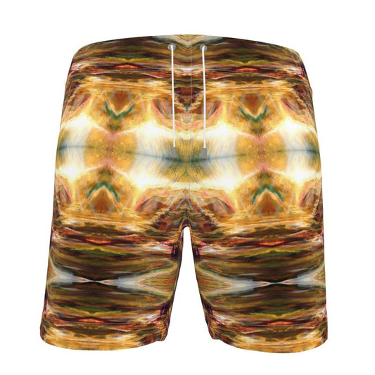 Men's Swim Shorts | "On the Way to Sinai" FRACTAL by Yoram Raanan