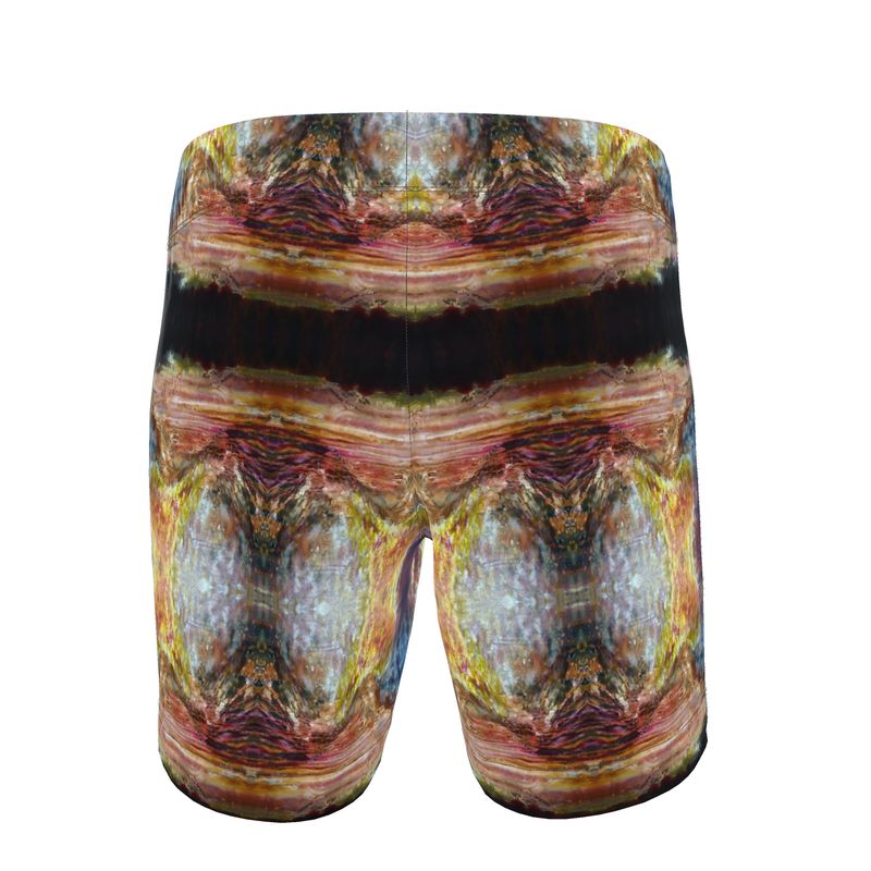 Men's Swim Shorts | "Har Sinai for Now" FRACTAL by Yoram Raanan