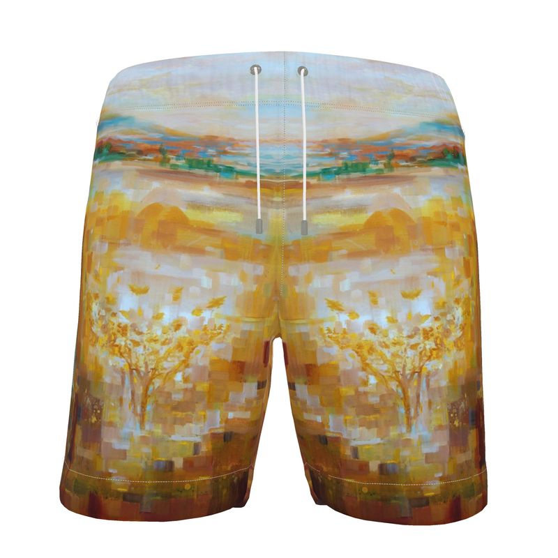 Men's Swim Shorts | "Jerusalem Tree of Life" by Yoram Raanan