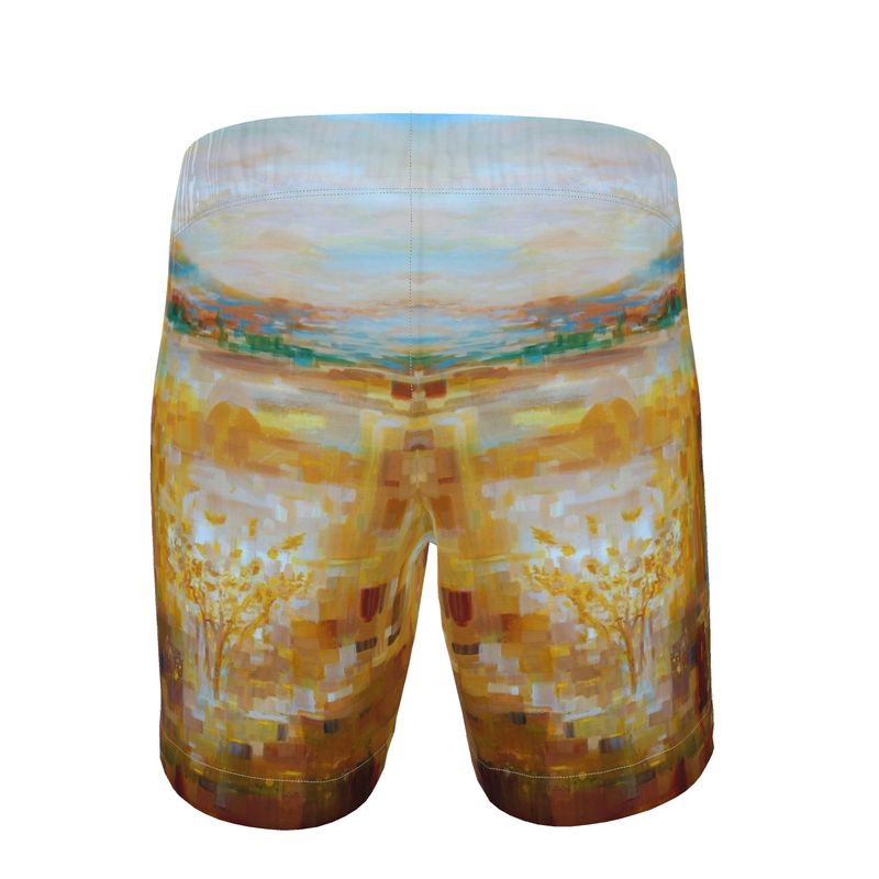 Men's Swim Shorts | "Jerusalem Tree of Life" by Yoram Raanan