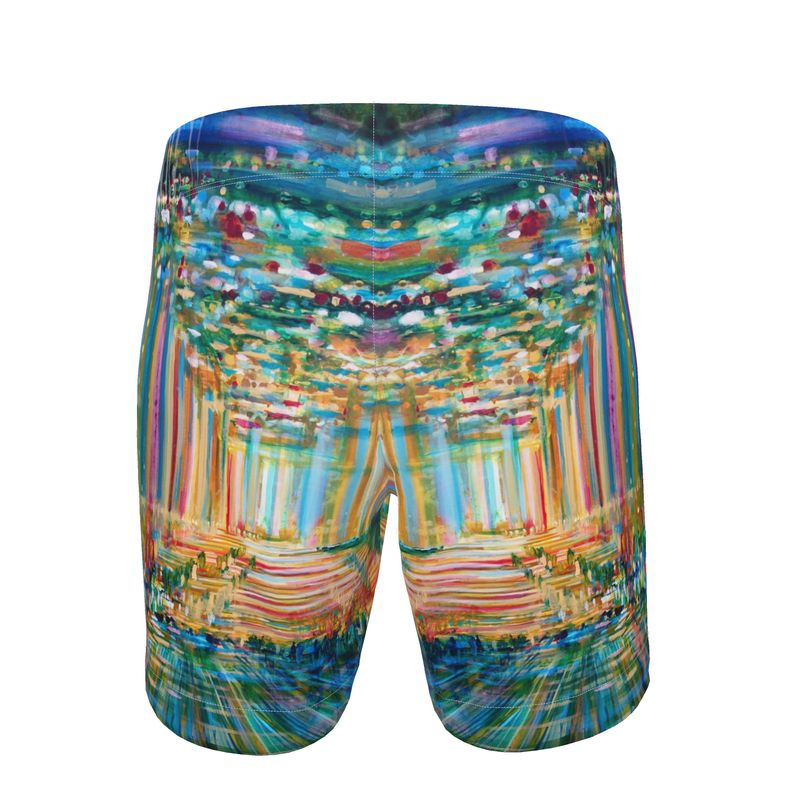 Men's Swim Shorts | "Bishvili Rose" by Yoram Raanan