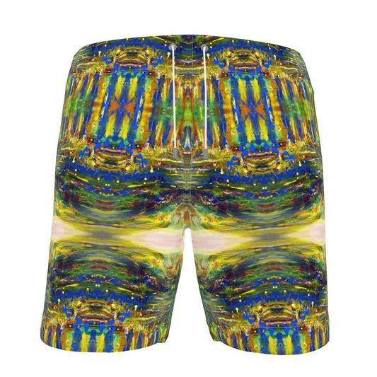 Men's Swim Shorts | "Behar Jubilee" FRACTAL by Yoram Raanan