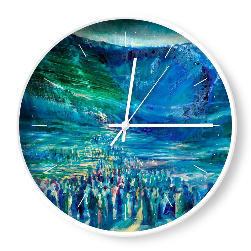 Wall Clock | "Crossing the Red Sea" by Yoram Raanan