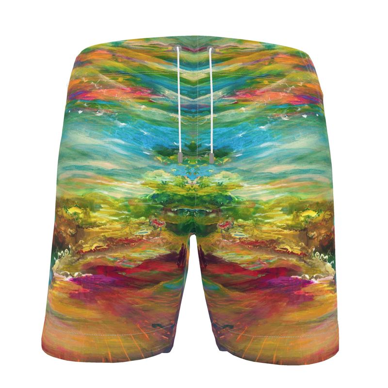 Men's Swim Shorts | "Bereshit" by Yoram Raanan