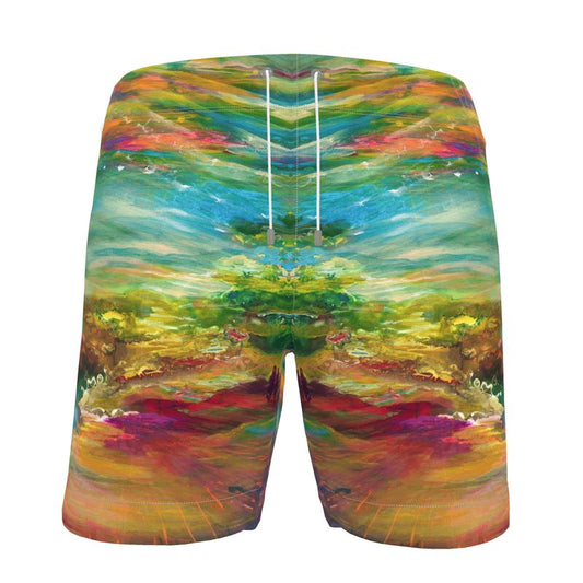 Men's Swim Shorts | "Bereshit" by Yoram Raanan