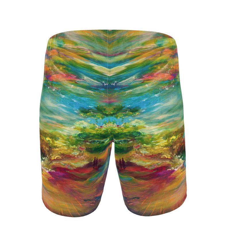Men's Swim Shorts | "Bereshit" by Yoram Raanan