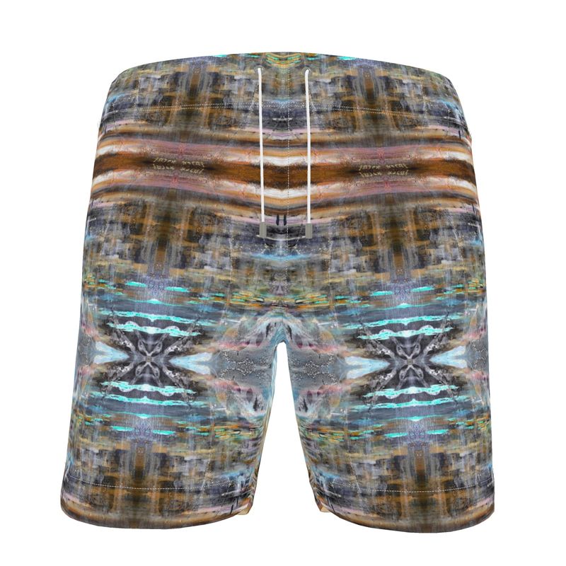 Men's Swim Shorts | "Kotel Quiet Time" FRACTAL by Yoram Raanan
