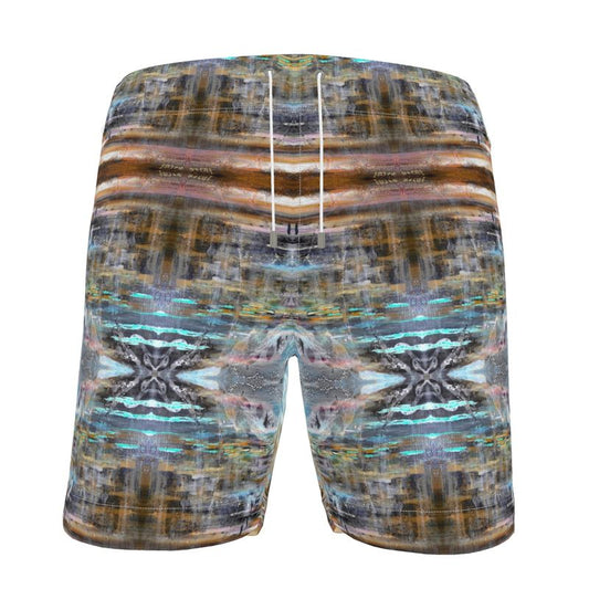 Men's Swim Shorts | "Kotel Quiet Time" FRACTAL by Yoram Raanan