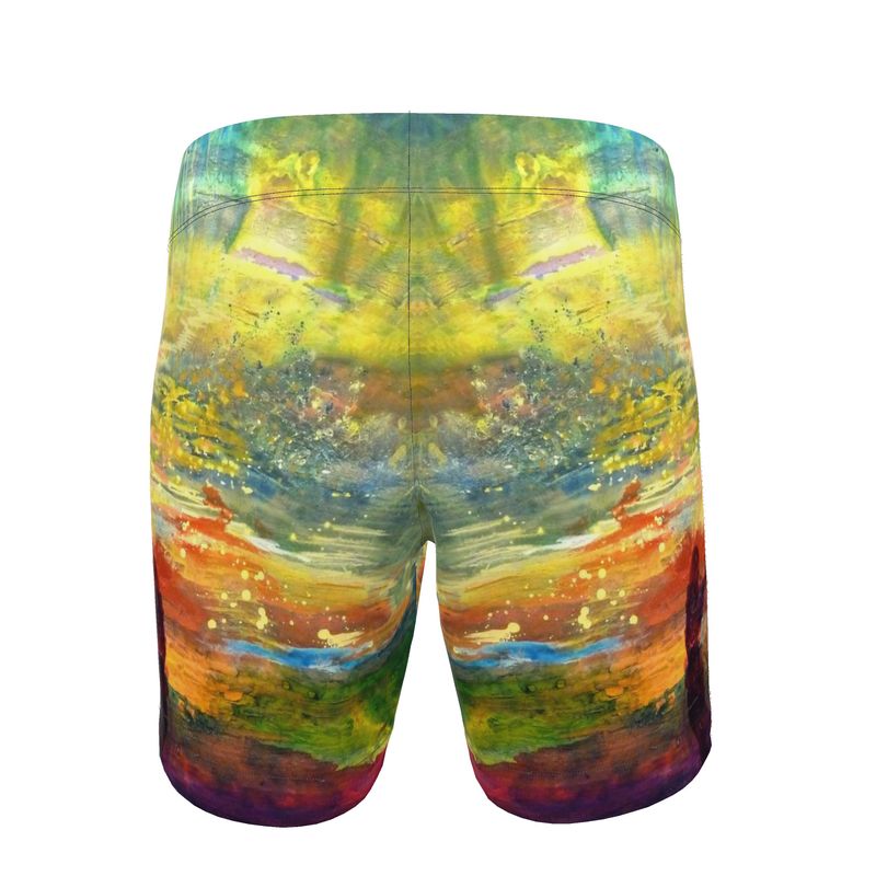 Men's Swim Shorts | "The Dance of Life" by Yoram Raanan