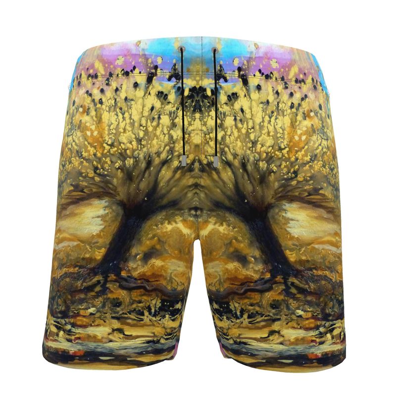 Men's Swim Shorts | "Tree of Lights" by Yoram Raanan