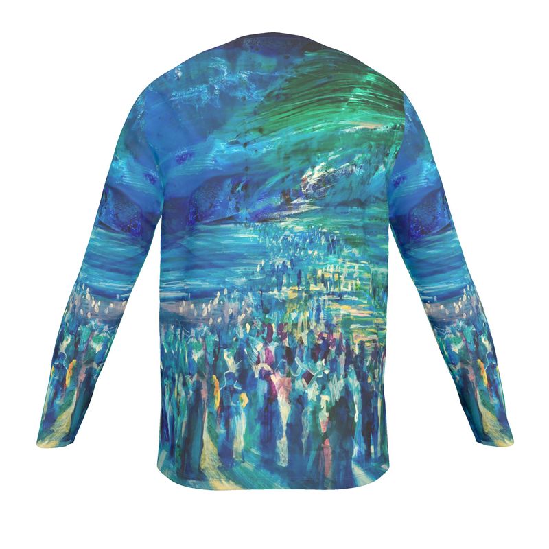 Men's Long Sleeve T-Shirt | "Crossing the Red Sea" by Yoram Raanan