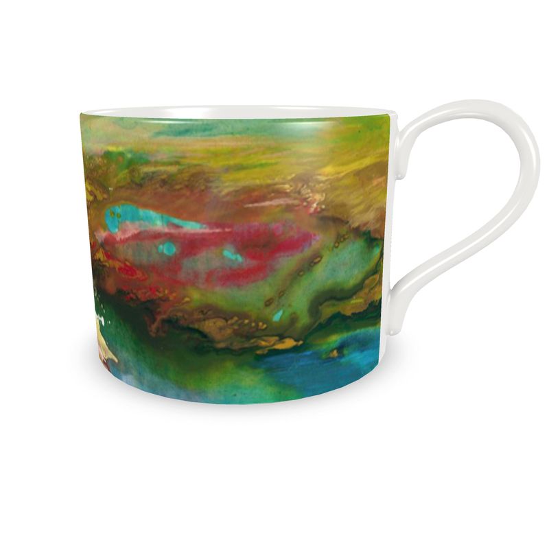Cup & Saucer | "Bereshit" by Yoram Raanan