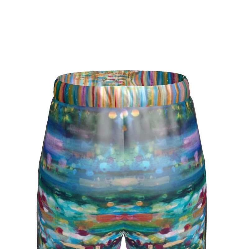Women's Luxury Pajama Trousers | "Bishvili Rose" by Yoram Raanan