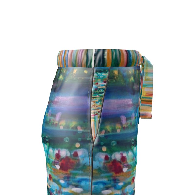 Women's Luxury Pajama Trousers | "Bishvili Rose" by Yoram Raanan