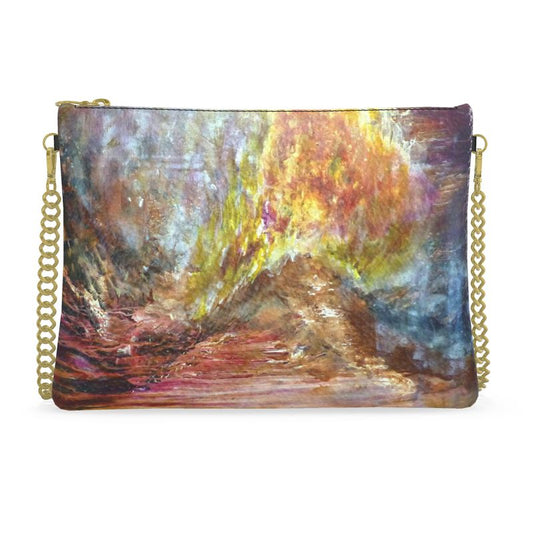 Crossbody Bag with Chain | "Har Sinai for Now" by Yoram Raanan