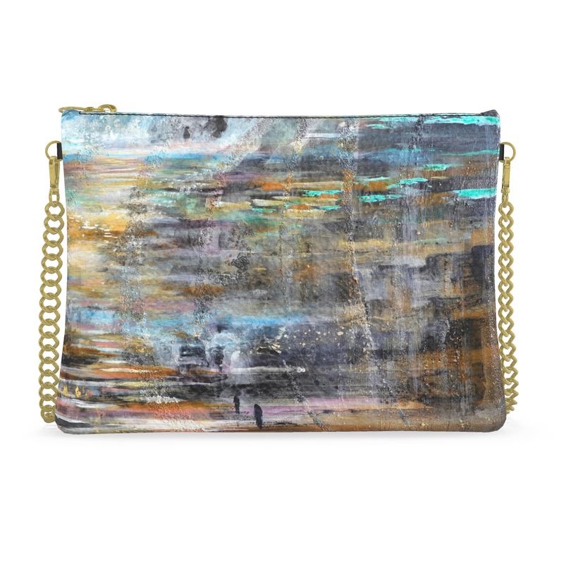 Crossbody Bag with Chain | "Kotel Quiet Time" by Yoram Raanan
