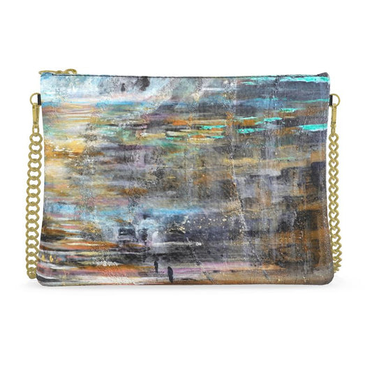 Crossbody Bag with Chain | "Kotel Quiet Time" by Yoram Raanan