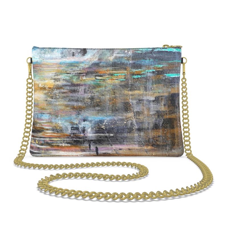 Crossbody Bag with Chain | "Kotel Quiet Time" by Yoram Raanan