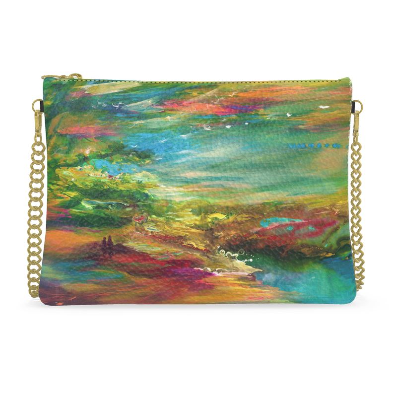 Crossbody Bag with Chain | "Bereshit" by Yoram Raanan