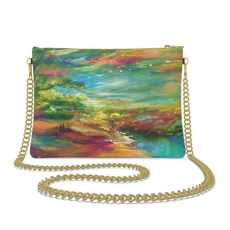 Crossbody Bag with Chain | "Bereshit" by Yoram Raanan