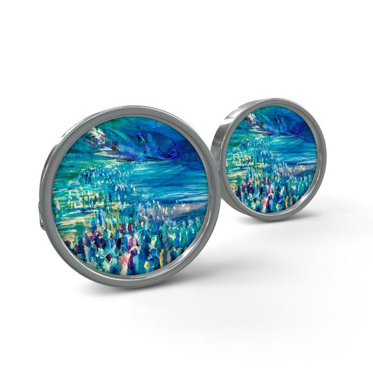 Cufflinks | "Crossing the Red Sea" by Yoram Raanan