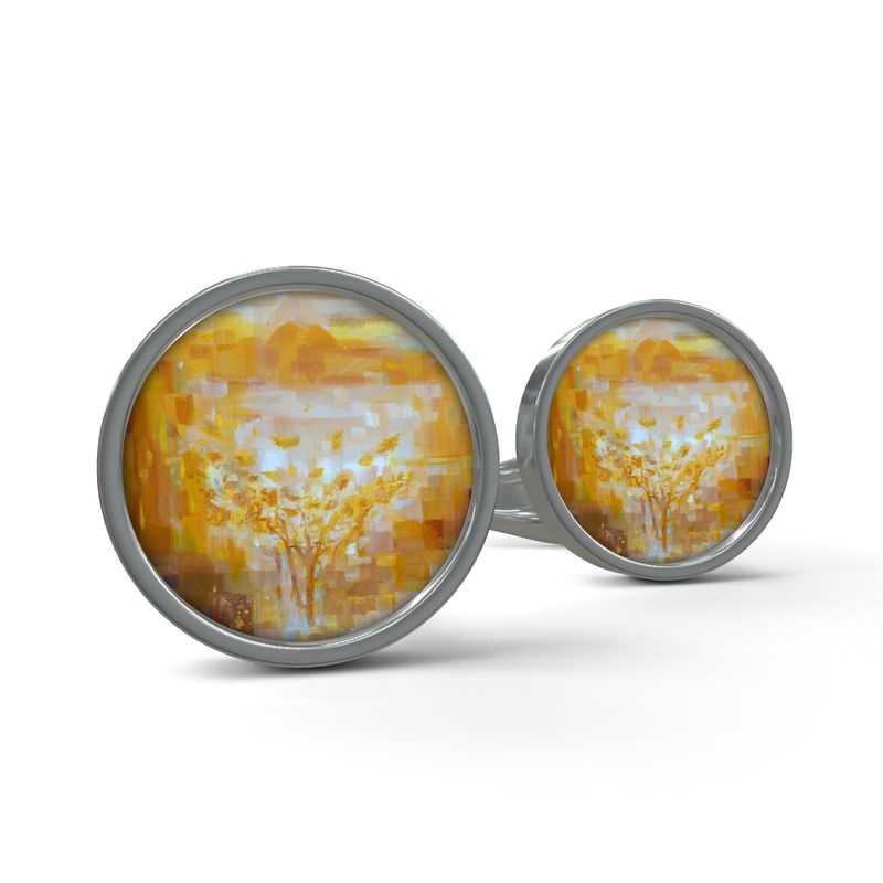 Cufflinks | "Jerusalem Tree of Life" by Yoram Raanan