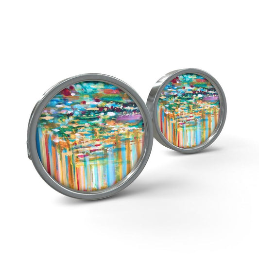 Cufflinks | "Bishvili Rose" by Yoram Raanan