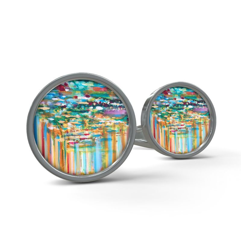 Cufflinks | "Bishvili Rose" by Yoram Raanan