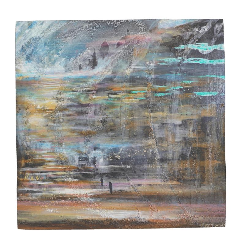 100% Silk Scarf | "Kotel Quiet Time" by Yoram Raanan