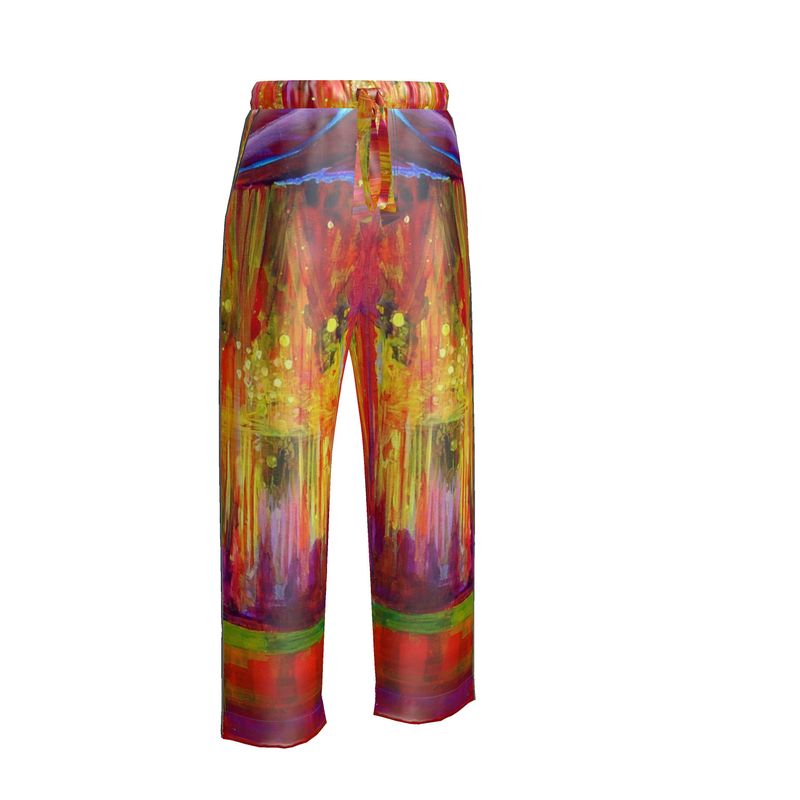 Women's Luxury Pajama Trousers | "Purim Night" by Yoram Raanan