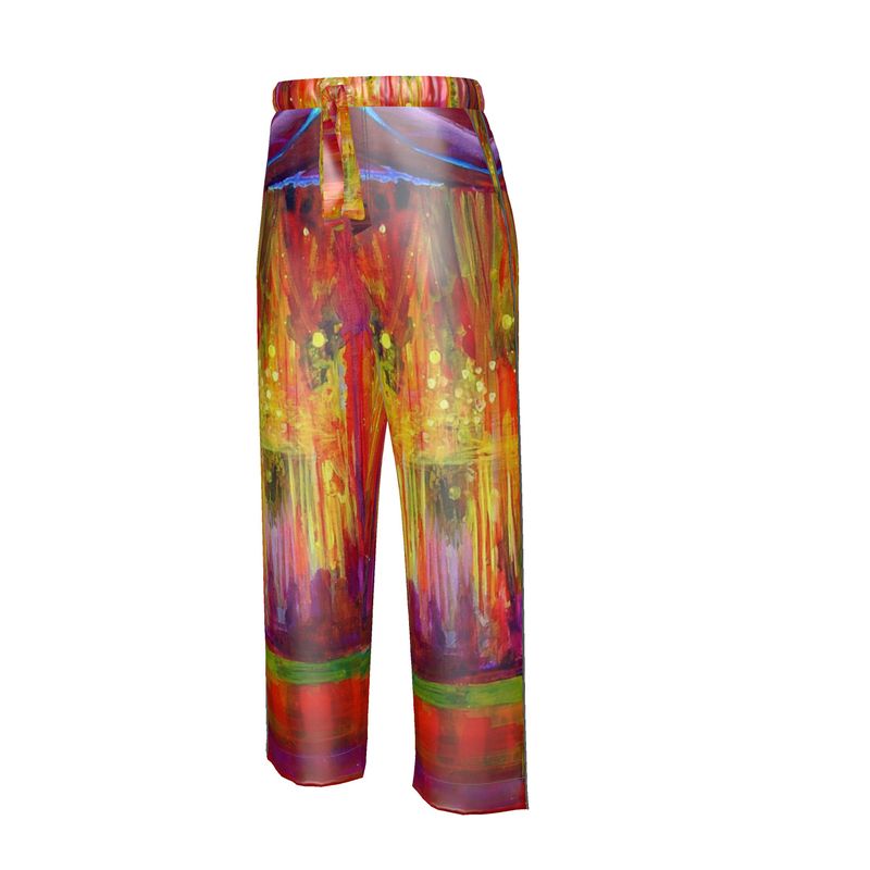 Women's Luxury Pajama Trousers | "Purim Night" by Yoram Raanan
