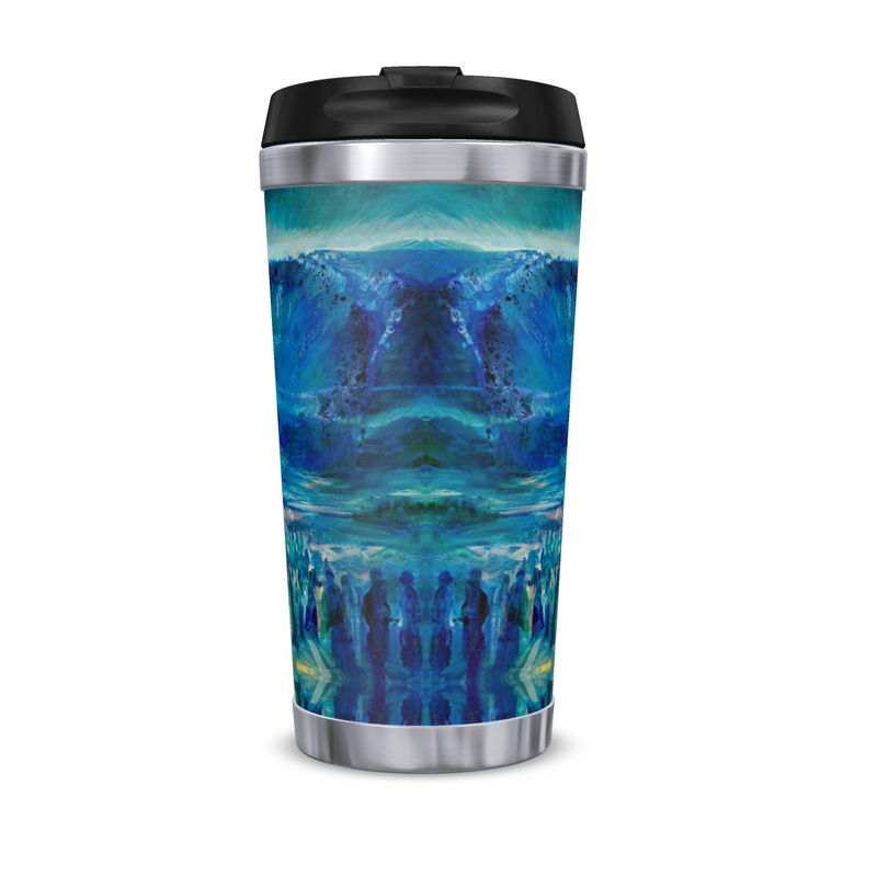 15.2 fl oz Travel Mug | "Crossing the Red Sea" by Yoram Raanan